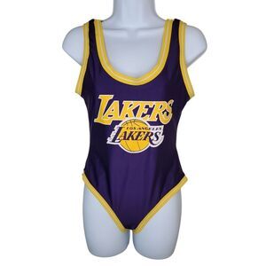 Los Angeles Lakers NBA One Piece Bodysuit Size Medium